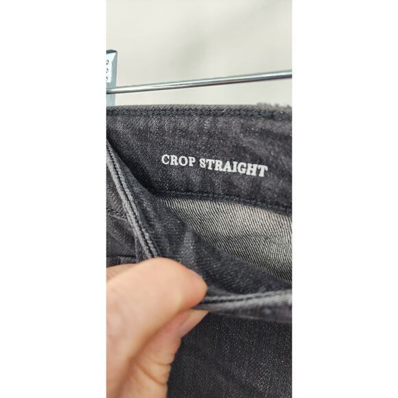 New NWT Liverpool Kennedy Crop Straight Washed Black Jeans Size 12‎ 31 - Picture 10 of 13
